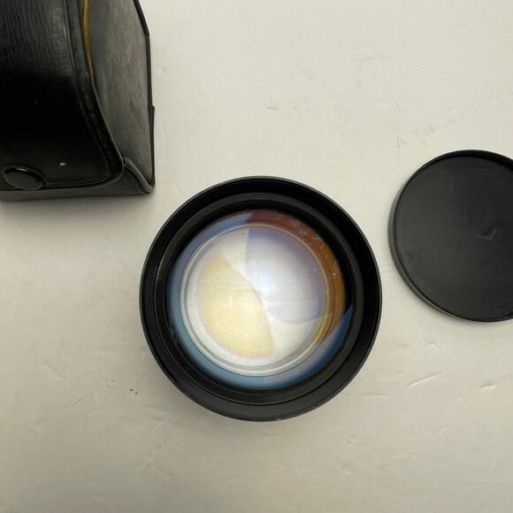 Ambico Video V-0313 Telephoto 2.0X Hi-Resolution Lens Japan 52mm 49mm Case - Picture 9 of 9